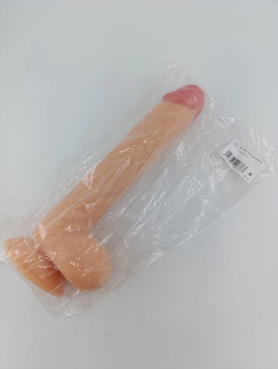 Dildo Realist Storm cu Ventuza, PVC, Natural, 27 cm, Nr. 6, Erotic24.ro
