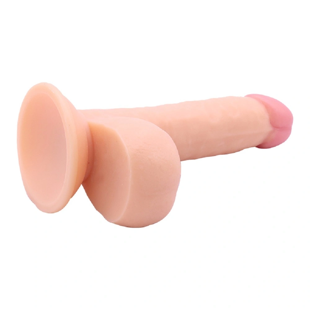 Dildo Realist No. 16, PVC Premium, Natural, 19.7 cm, Guilty Toys, #5, Erotic24.ro