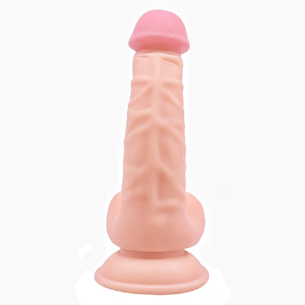 Dildo Realist No. 17, PVC Premium, Natural, 19.8 cm, Guilty Toys, #2, Erotic24.ro