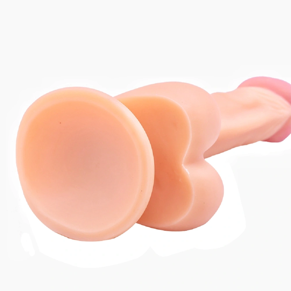 Dildo Realist No. 17, PVC Premium, Natural, 19.8 cm, Guilty Toys, #5, Erotic24.ro