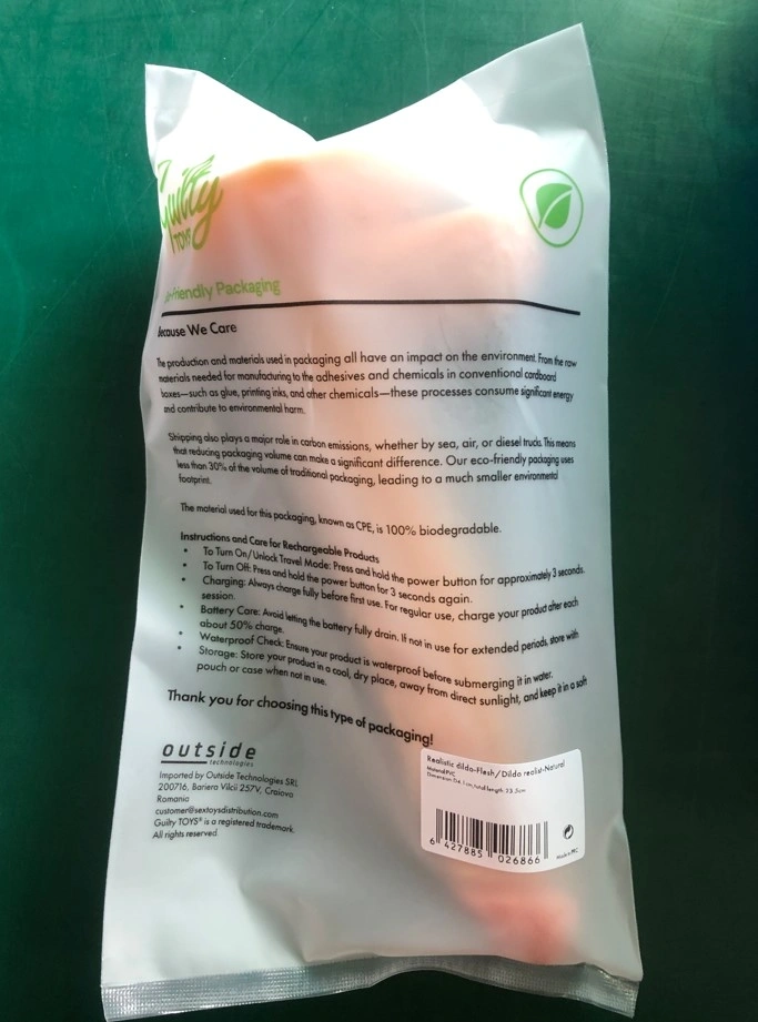 Dildo Realist Ozzy cu Ventuza, PVC, Natural, 17.5 cm, Guilty Toys, #5, Erotic24.ro