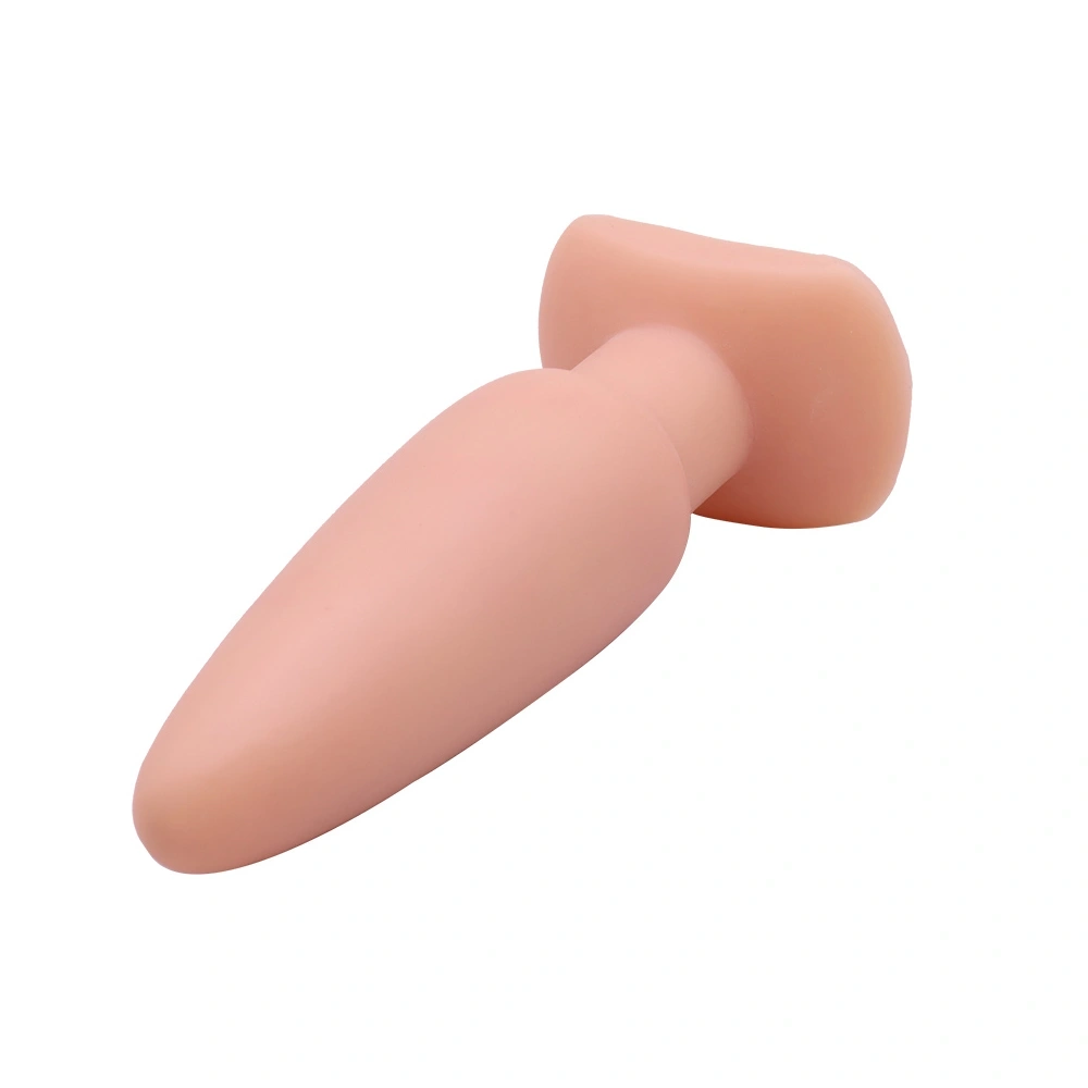 Dop Anal Booty cu Ventuza la Baza, PVC, Natural, 15.9 cm, Guilty Toys, #4, Erotic24.ro