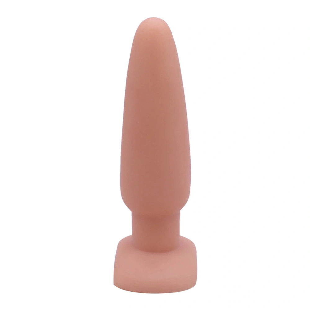 Dop Anal Booty cu Ventuza la Baza, PVC, Natural, 15.9 cm, Guilty Toys, #3, Erotic24.ro