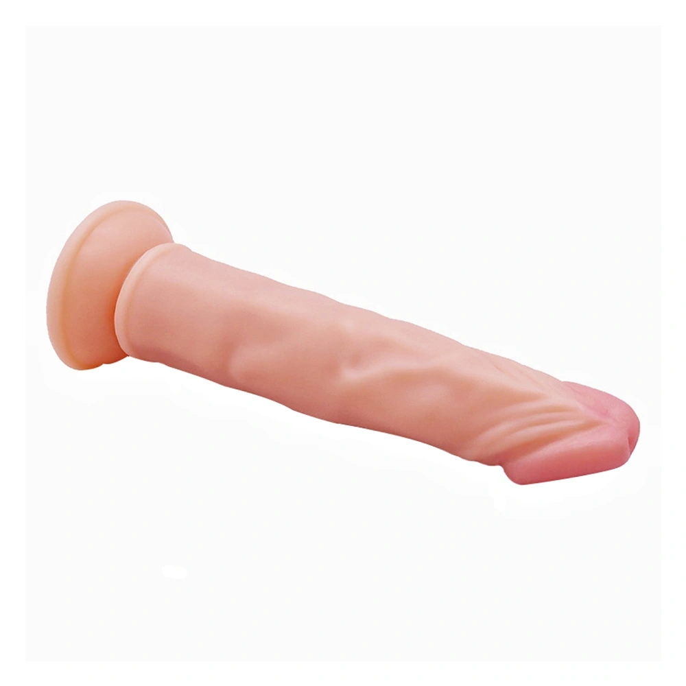 Dildo Realist Fabio cu Ventuza, PVC, Natural, 21 cm, Guilty Toys, #5, Erotic24.ro