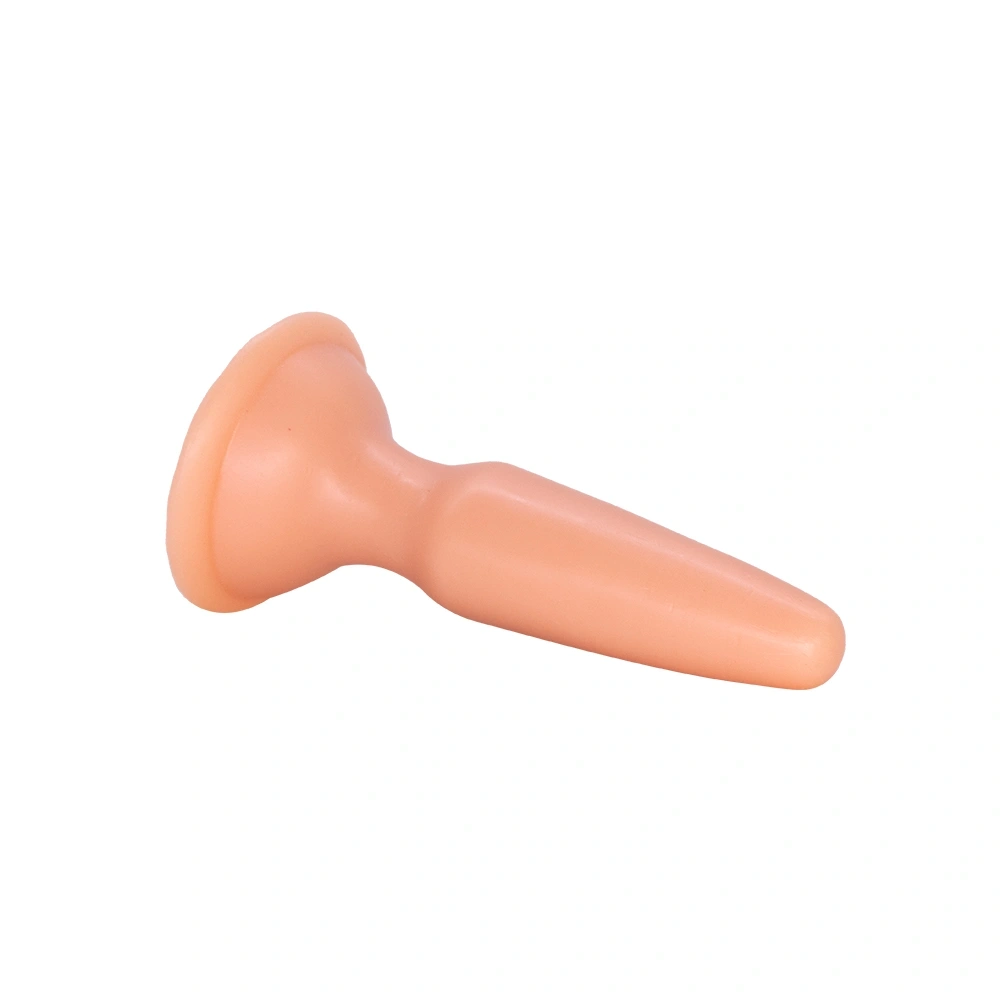 Dop Anal Classic Buttplug, PVC, Natural, 11 cm, Guilty Toys, #2, Erotic24.ro