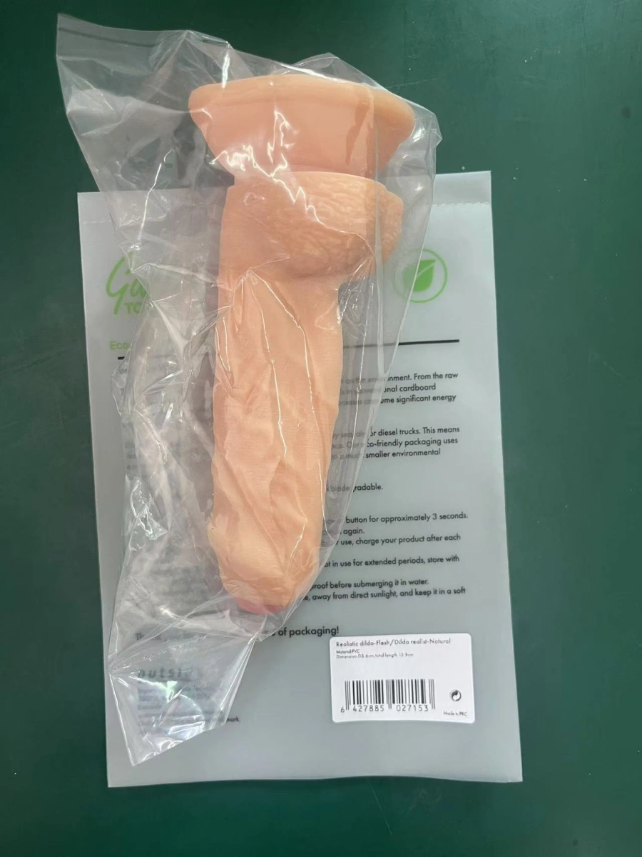 Dildo Realist Ian cu Ventuza, PVC, Natural, 15.9 cm, Guilty Toys, Nr. 7, Erotic24.ro