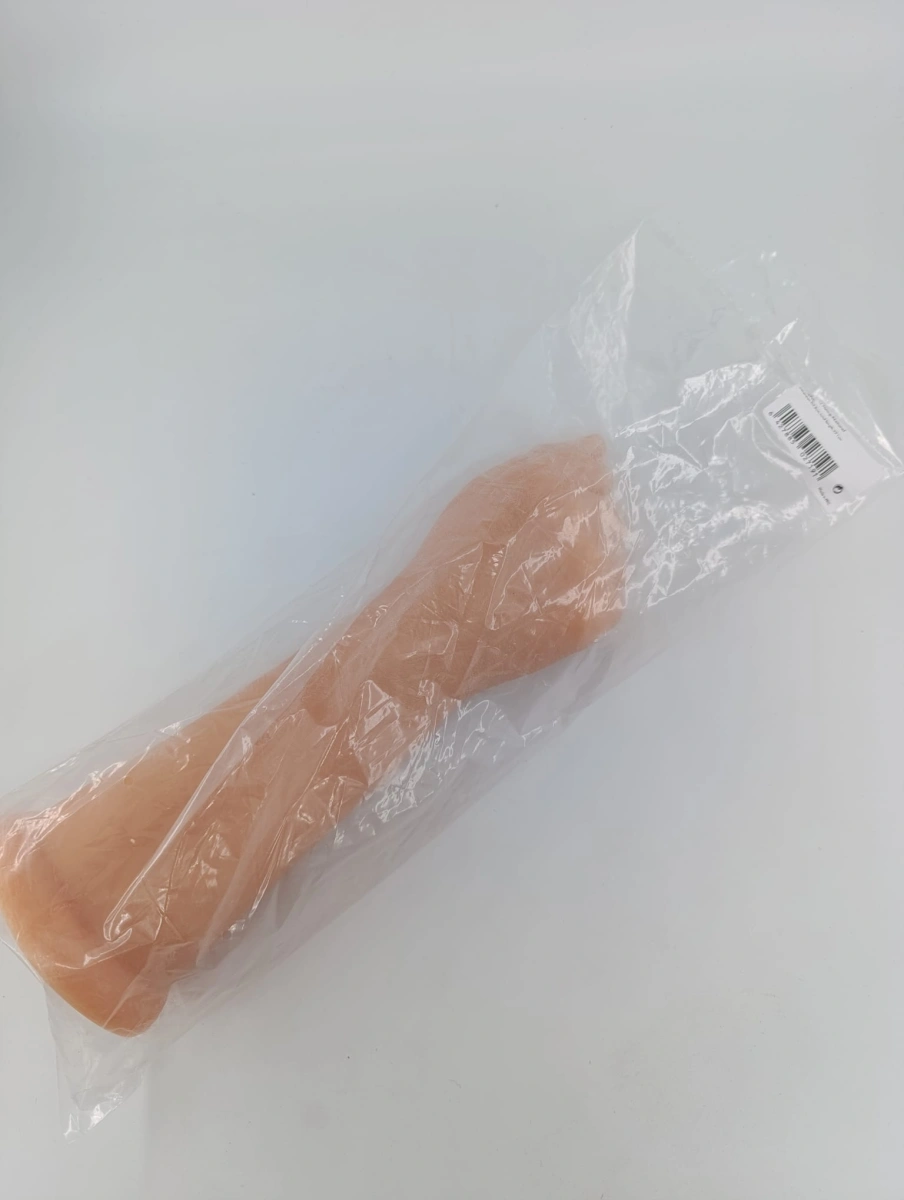 Dildo Fisting cu Ventuza, PVC, Natural, 27.1 cm, #8, Erotic24.ro