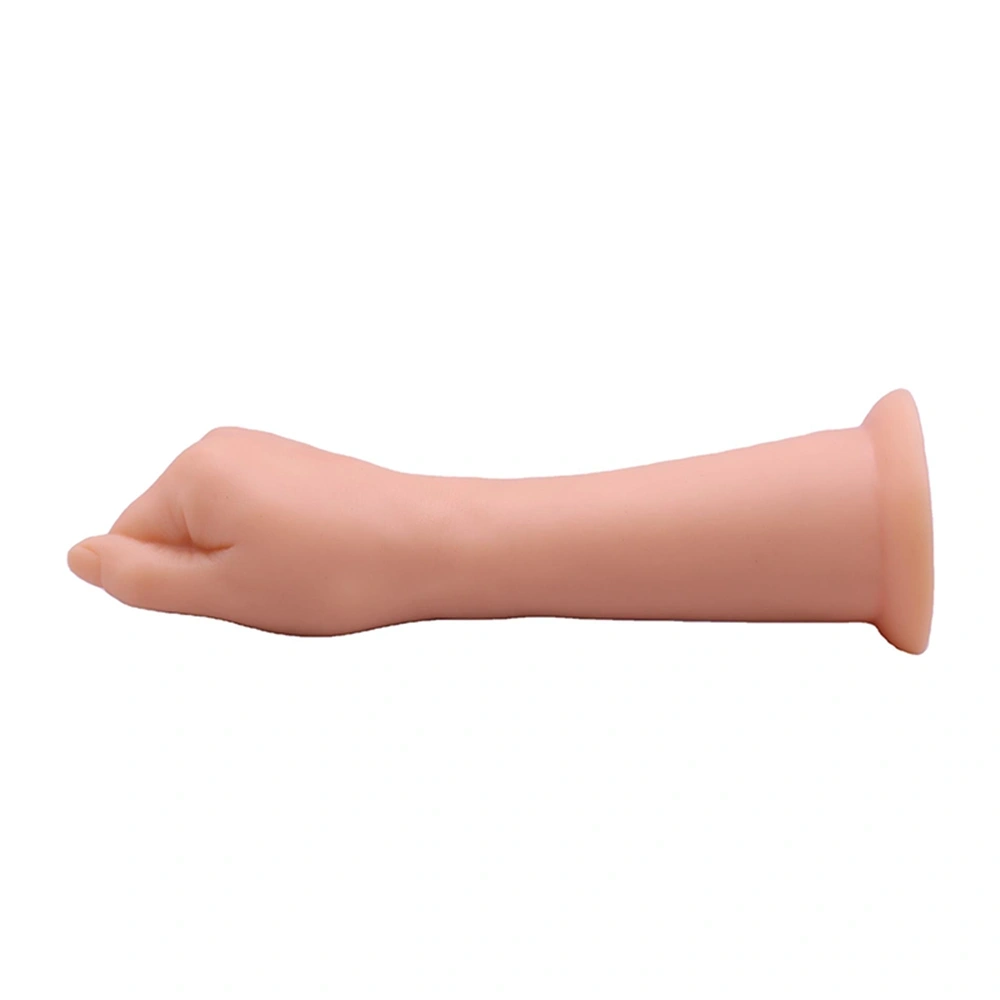 Dildo Fisting cu Ventuza, PVC, Natural, 27.1 cm, #6, Erotic24.ro