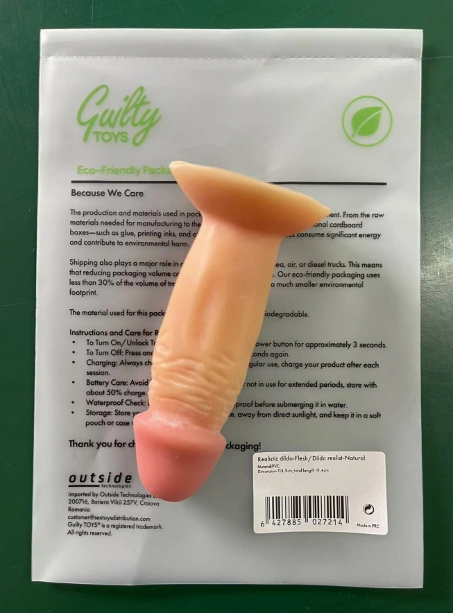 Dildo Mini Realist Milo cu Ventuza, PVC, Natural, 11.4 cm, Guilty Toys, Nr. 5, Erotic24.ro