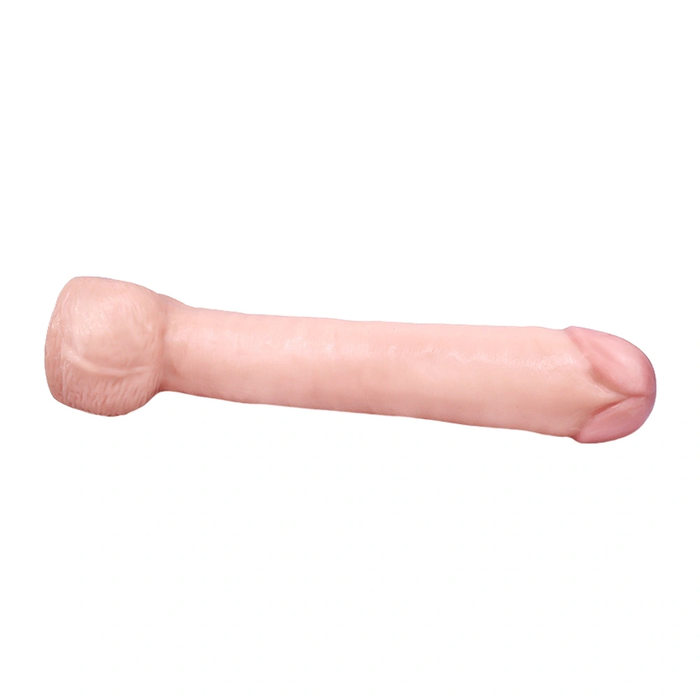 Dildo Realist Boggie cu Ventuza, PVC, Natural, 41.5 cm, #6, Erotic24.ro