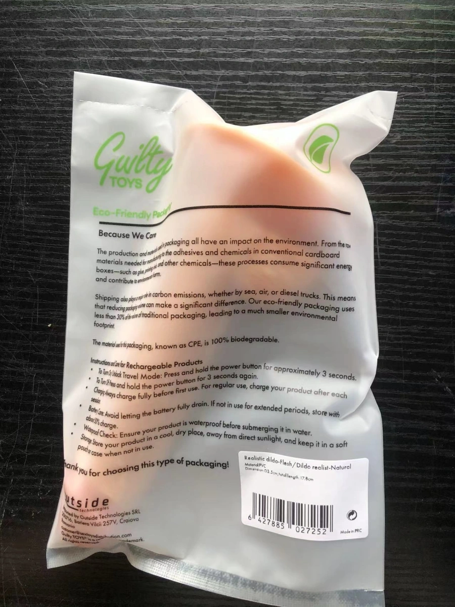 Dildo Realist Conrad cu Ventuza, PVC, Natural, 17.8 cm, Guilty Toys, #9, Erotic24.ro