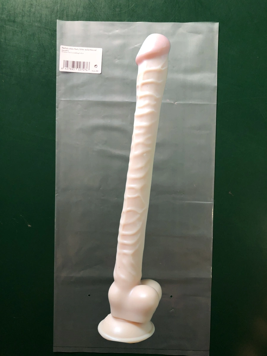 Dildo Realist The Great cu Ventuza, PVC, Natural, 42 cm, #8, Erotic24.ro