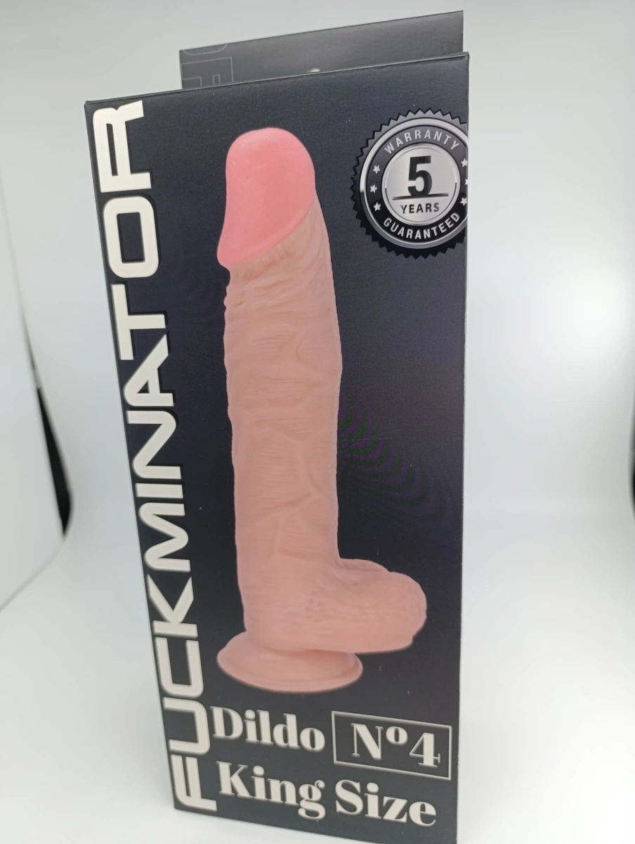 Dildo King Size No.4, PVC Premium, Natural, 27.8 cm, FUCKMINATOR, #7, Erotic24.ro