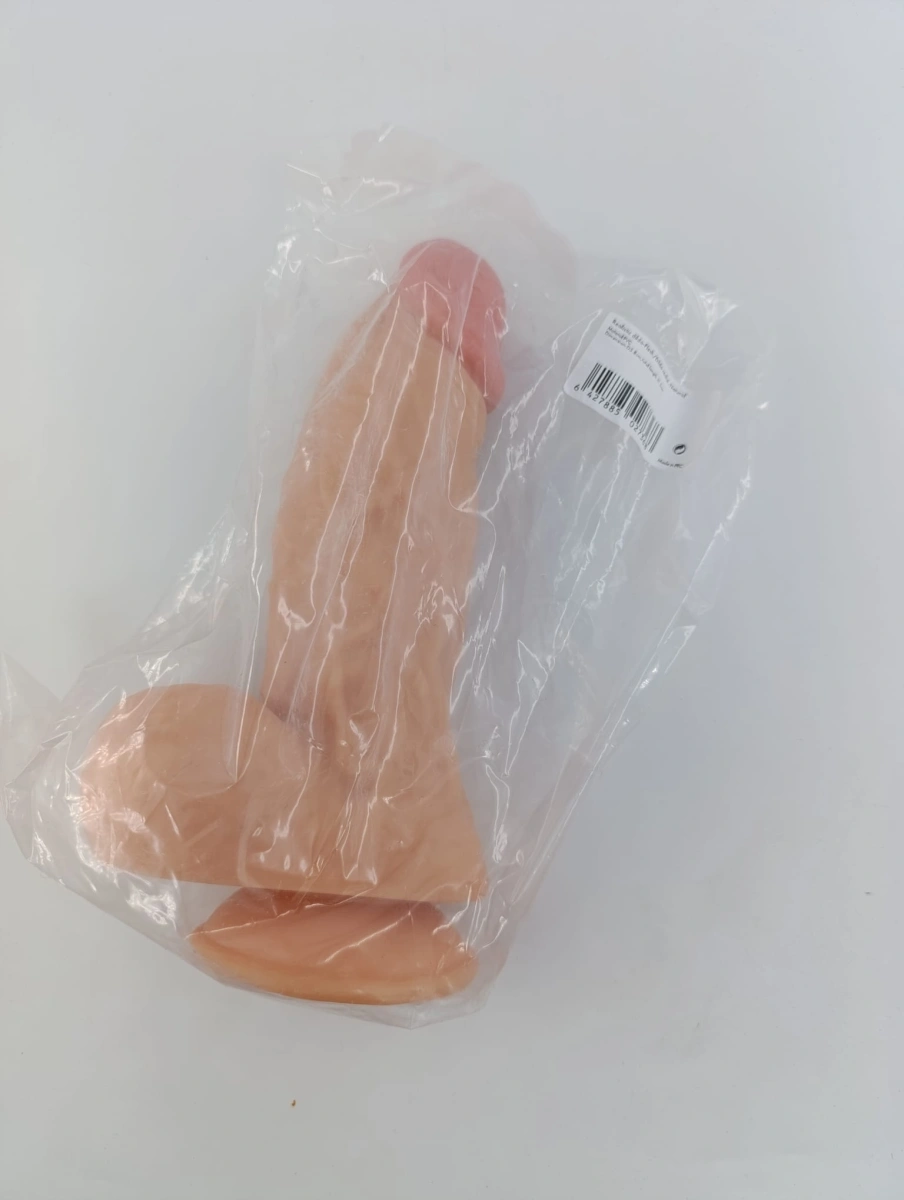 Dildo Realist Maximilian cu Ventuza, PVC, Natural. 21.5 cm, #8, Erotic24.ro