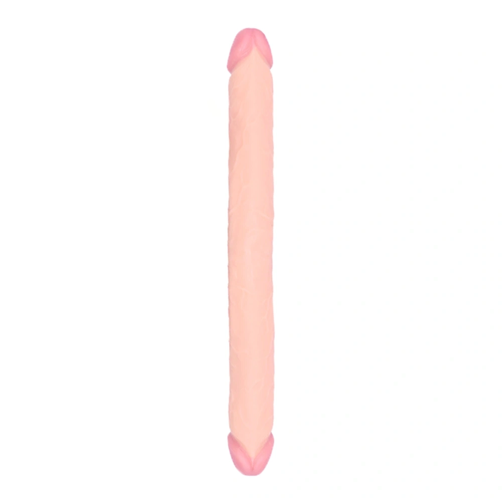 Dildo Dublu Realist, PVC, Natural, 46 cm