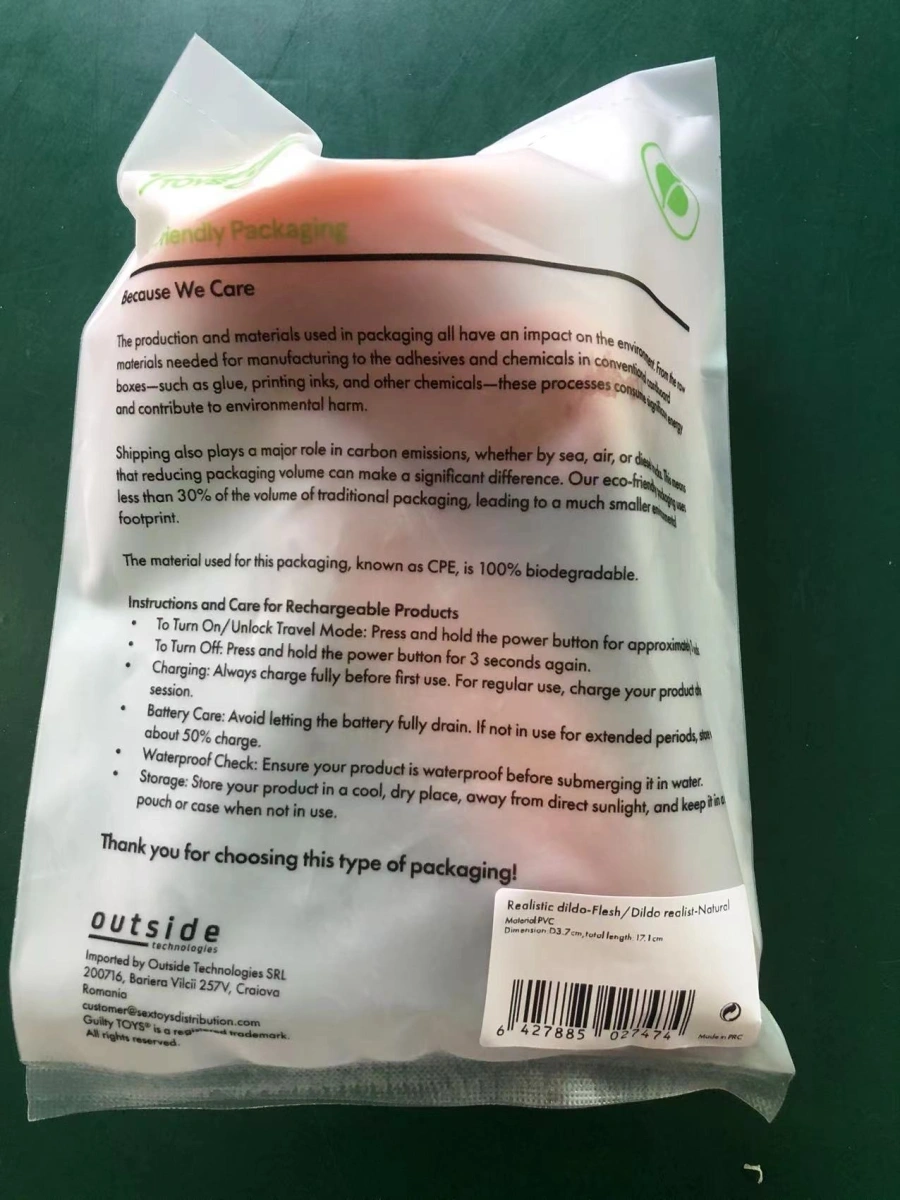 Dildo Realist Matteo cu Ventuza, PVC Premium, Dublu Strat, Natural, 17.1 cm, Guilty Toys, #9, Erotic24.ro