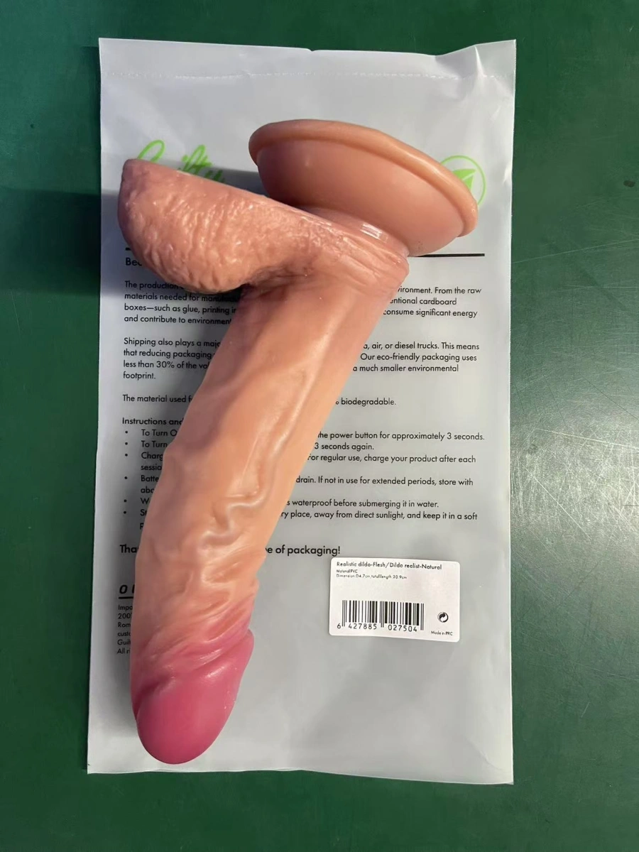 Dildo Realist Renato cu Ventuza, PVC Premium, Dublu Strat, Natural, 20.9 cm, Guilty Toys, #9, Erotic24.ro