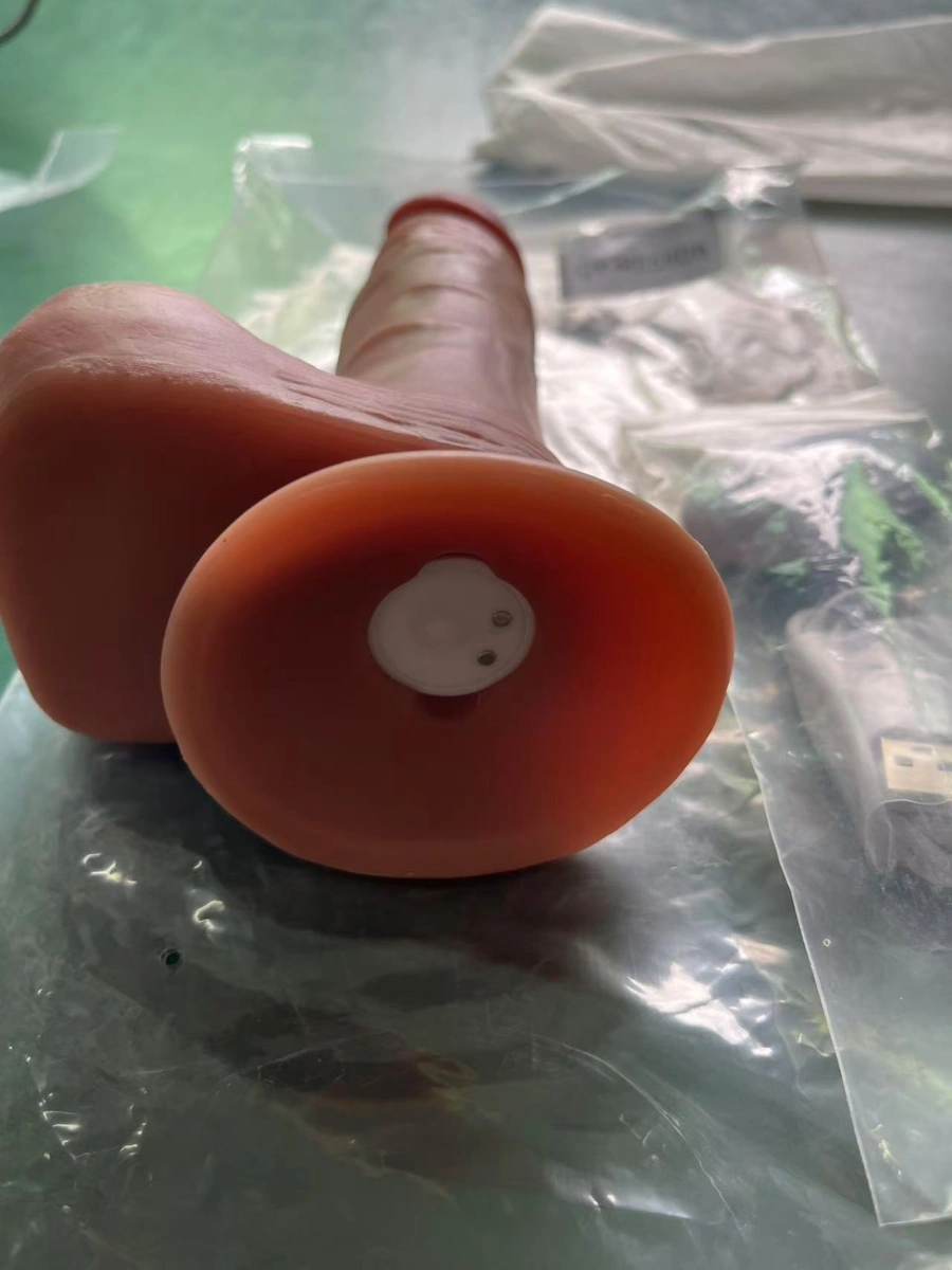 Vibrator Realist cu Telecomanda si Glont Detasabil, 10 Moduri Vibratii, PVC, USB Magnetic, Natural, 19.4 cm, Guilty Toys, #10, Erotic24.ro