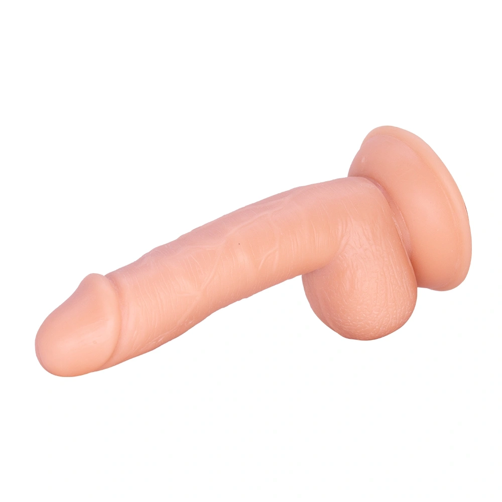 Dildo Realist No. 37, TPE Premium, Natural, 17.9 cm, Guilty Toys, #8, Erotic24.ro