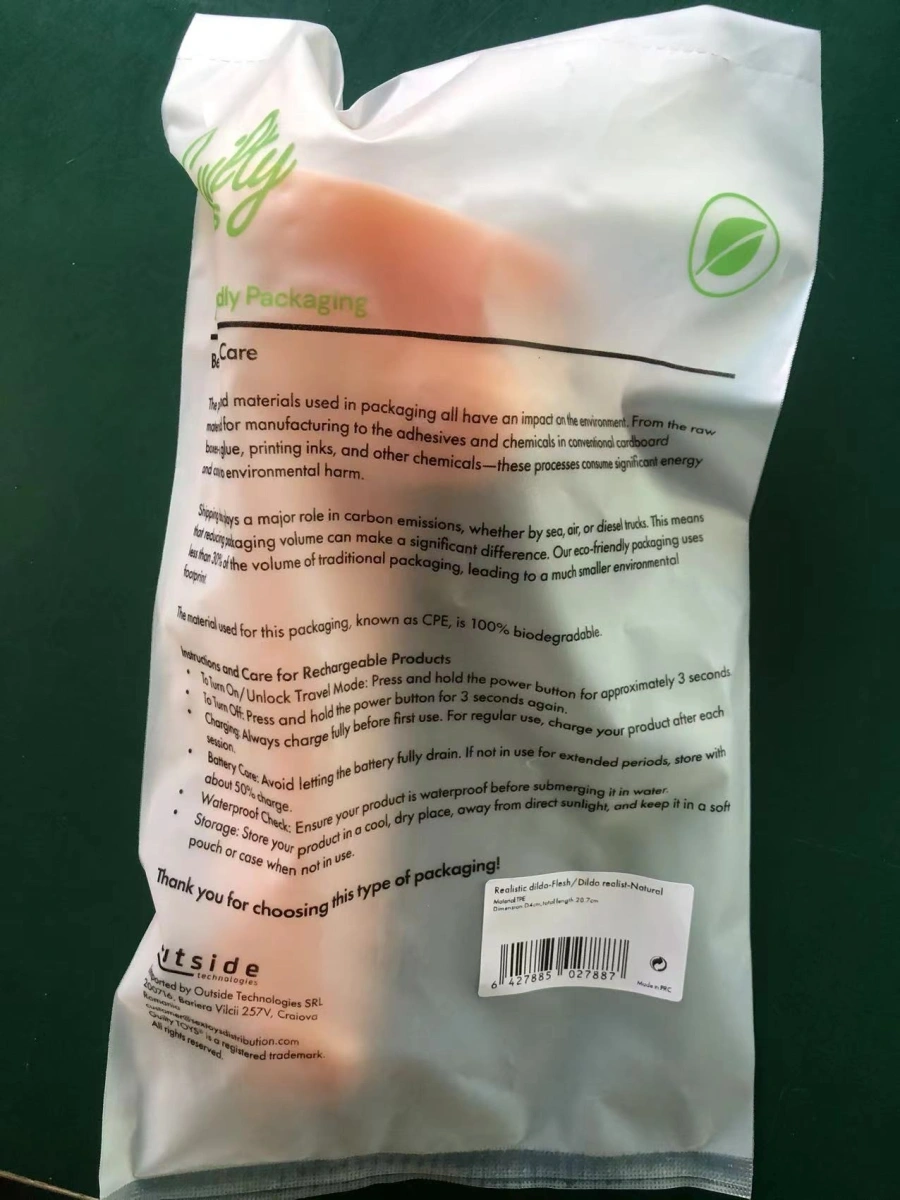 Dildo Realist John cu Ventuza la Baza, TPE Premium, Natural, 20.7 cm, Guilty Toys, #7, Erotic24.ro