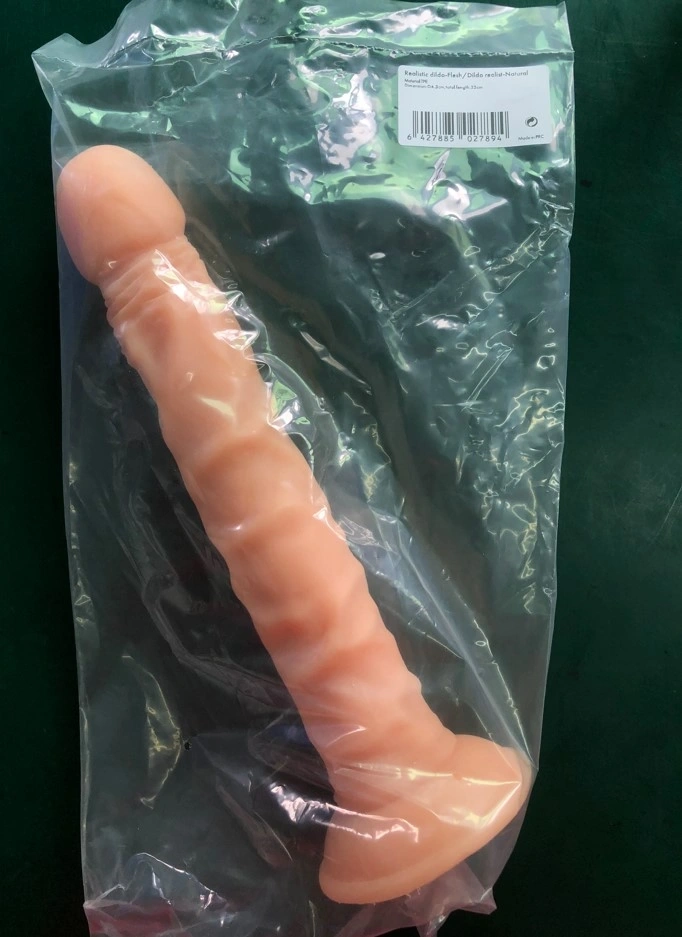Dildo Realist Tim cu Ventuza la Baza, TPE Premium, Natural, 25 cm, #6, Erotic24.ro