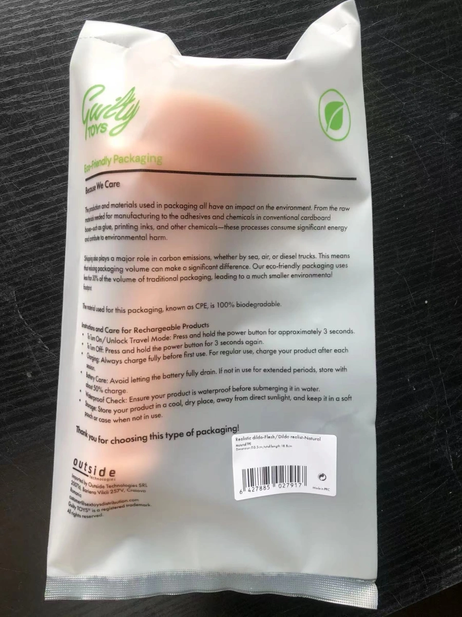 Dildo Realist Evan cu Ventuza la Baza, TPE Premium, Natural, 18.8 cm, Guilty Toys, #8, Erotic24.ro