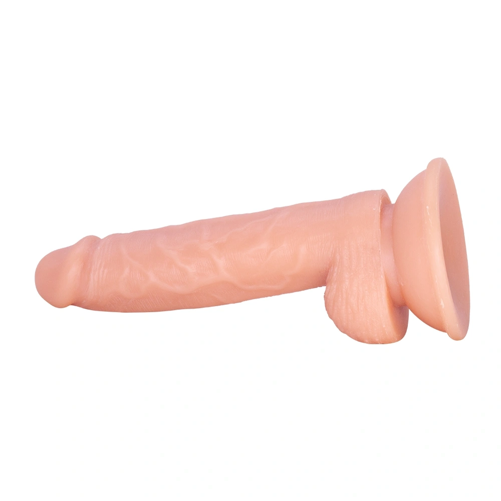 Dildo Realist No. 38, TPE Premium, Natural, 17.6 cm, Guilty Toys, #8, Erotic24.ro