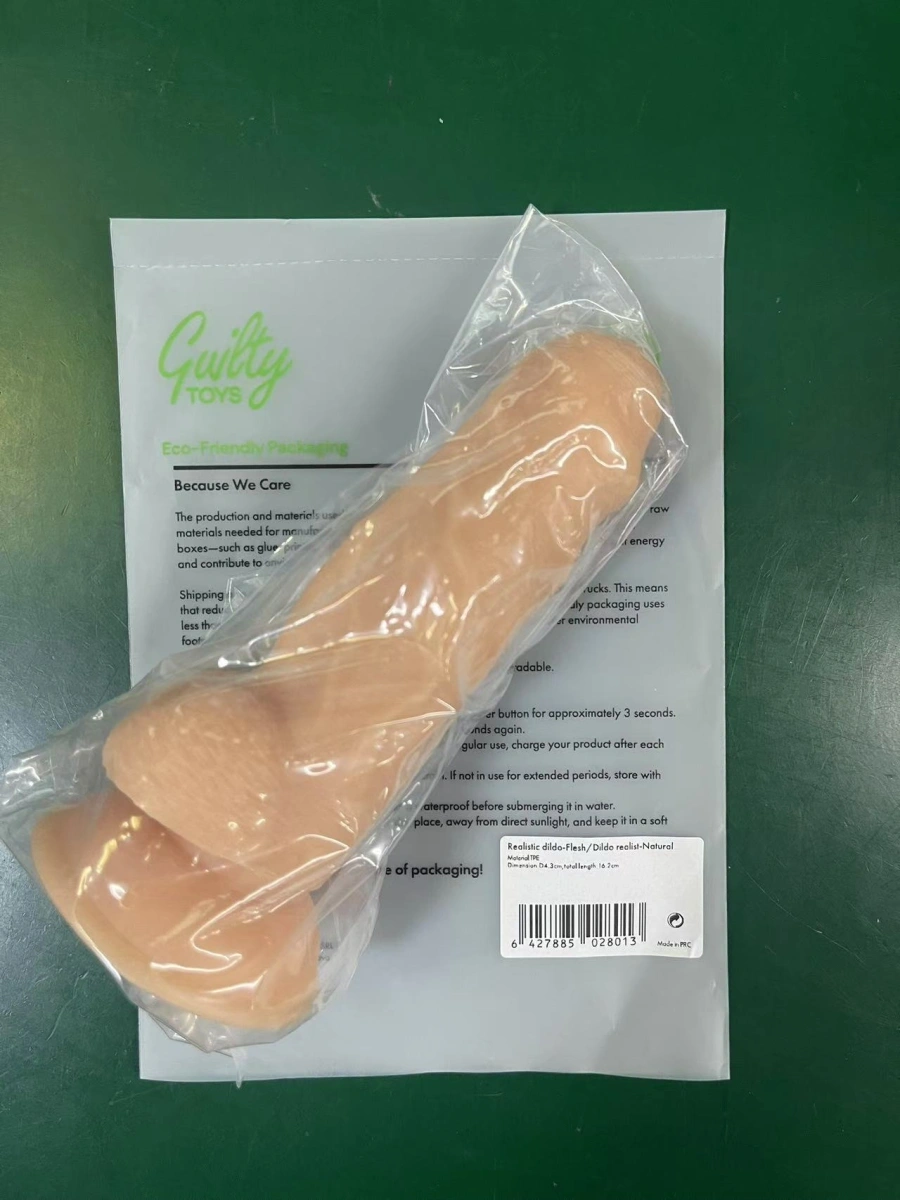 Dildo Realist Angello cu Ventuza la Baza, TPE Premium, Natural, 16.2 cm, Guilty Toys, #7, Erotic24.ro