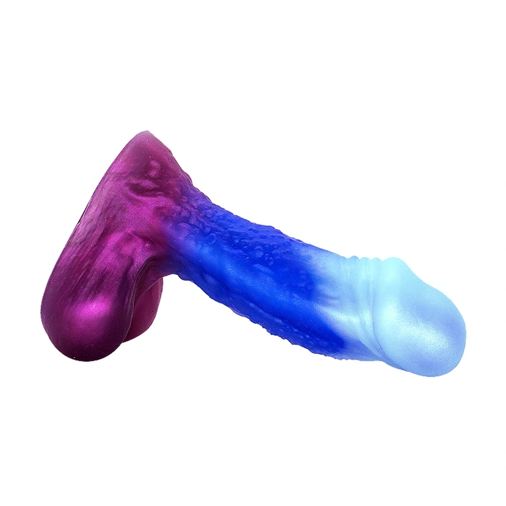 Dildo Realist Ocean Wave, Silicon Lichid, Albastru Deschis, 16.5 cm, Guilty Toys, #8, Erotic24.ro