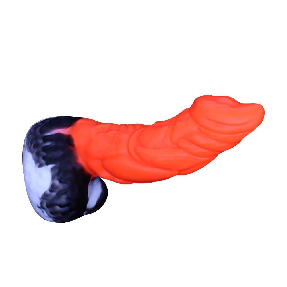 Dildo Fantasy No. 60, Silicon Lichid, Rosu, 20.6 cm, Passion Labs, #7, Erotic24.ro