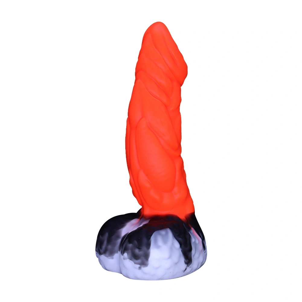 Dildo Fantasy No. 60, Silicon Lichid, Rosu, 20.6 cm, Passion Labs, #4, Erotic24.ro