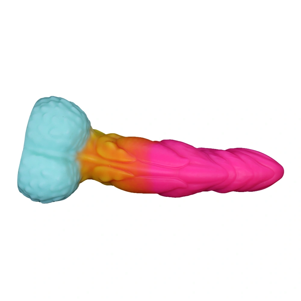 Dildo Fantasy No. 61, Silicon Lichid, Multicolor, 20.6 cm, Passion Labs, #6, Erotic24.ro