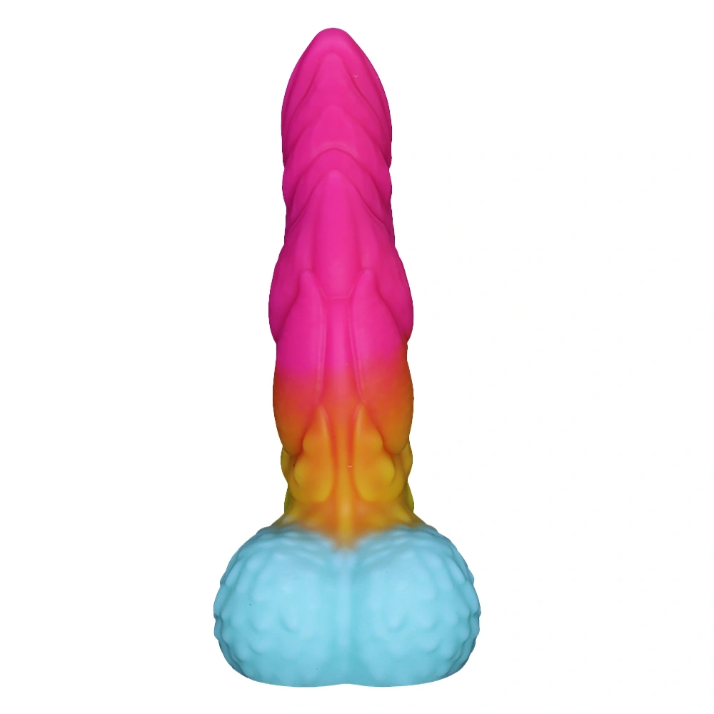 Dildo Fantasy No. 61, Silicon Lichid, Multicolor, 20.6 cm, Passion Labs, #2, Erotic24.ro