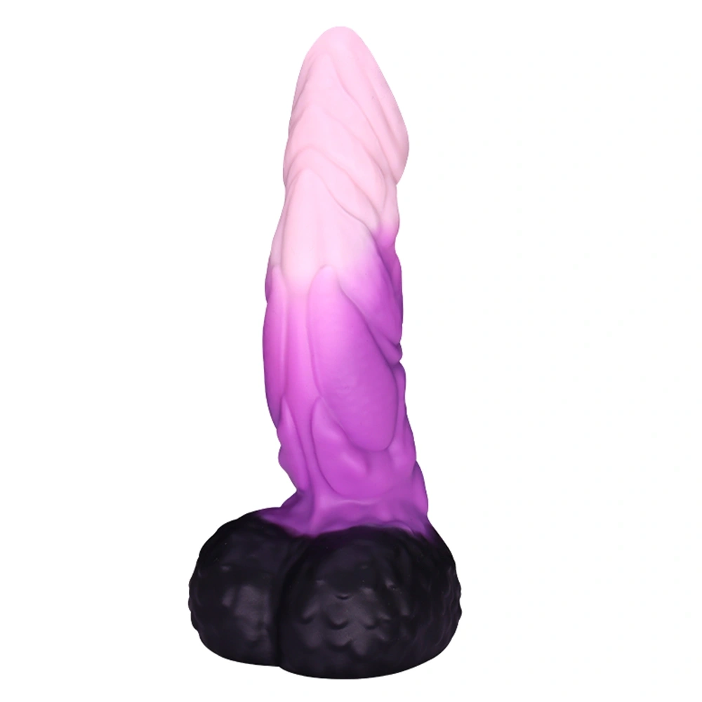 Dildo Fantasy No. 62, Silicon Lichid, Mov, 20.6 cm, Passion Labs, #2, Erotic24.ro