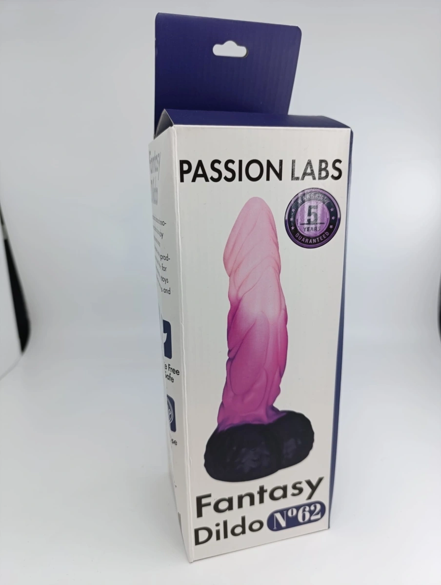 Dildo Fantasy No. 62, Silicon Lichid, Mov, 20.6 cm, Passion Labs, #8, Erotic24.ro