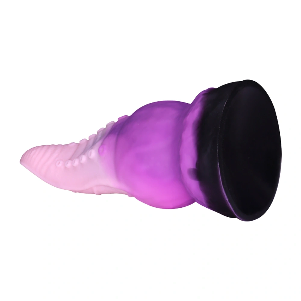 Dildo Fantasy No. 64 cu Ventuza, Silicon Lichid, Roz, 20.5 cm, Passion Labs, Nr. 4, Erotic24.ro