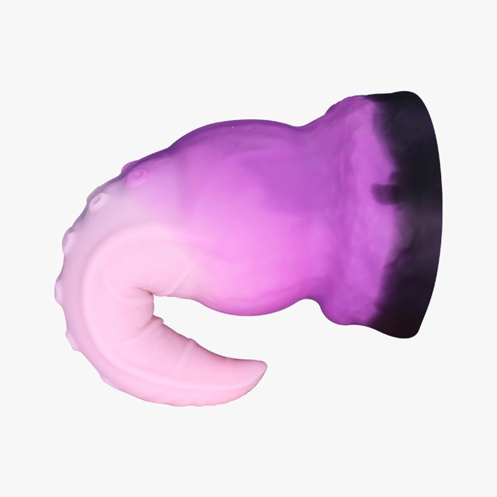 Dildo Fantasy No. 64 cu Ventuza, Silicon Lichid, Roz, 20.5 cm, Passion Labs, Nr. 6, Erotic24.ro