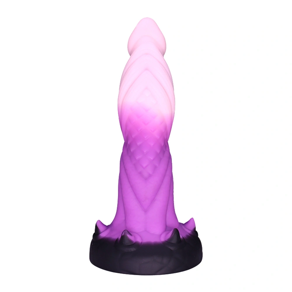 Dildo Fantasy Galactic Cock cu Ventuza, Silicon Lichid, Multicolor, 20.5 cm, Guilty Toys