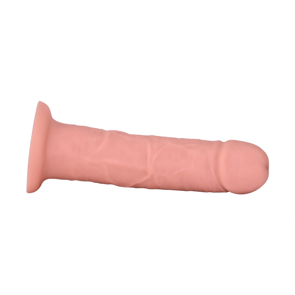Dildo Realist No.41, Silicon Lichid, Natural, 21 cm, Guilty Toys, #3, Erotic24.ro