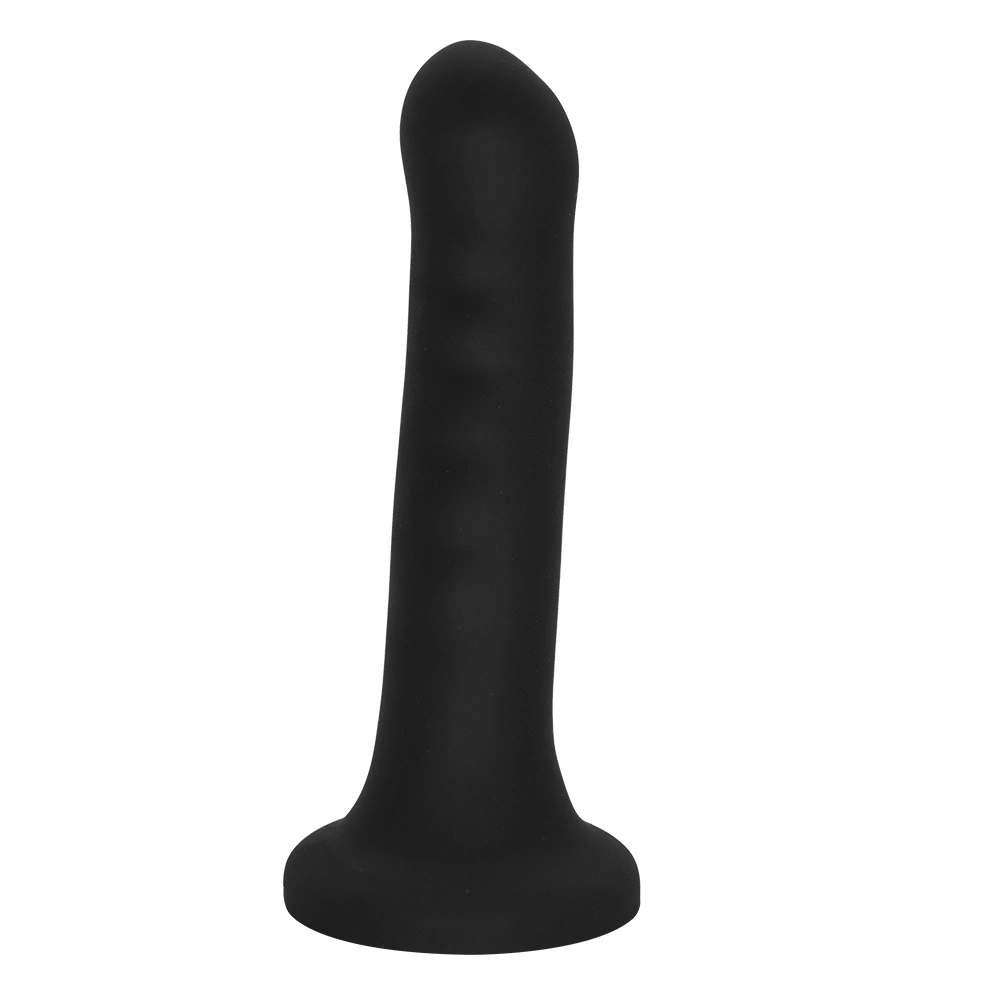 Dildo Bendable Smooth cu Ventuza, Silicon Lichid, Negru, 18 cm, Mokko Toys, #3, Erotic24.ro