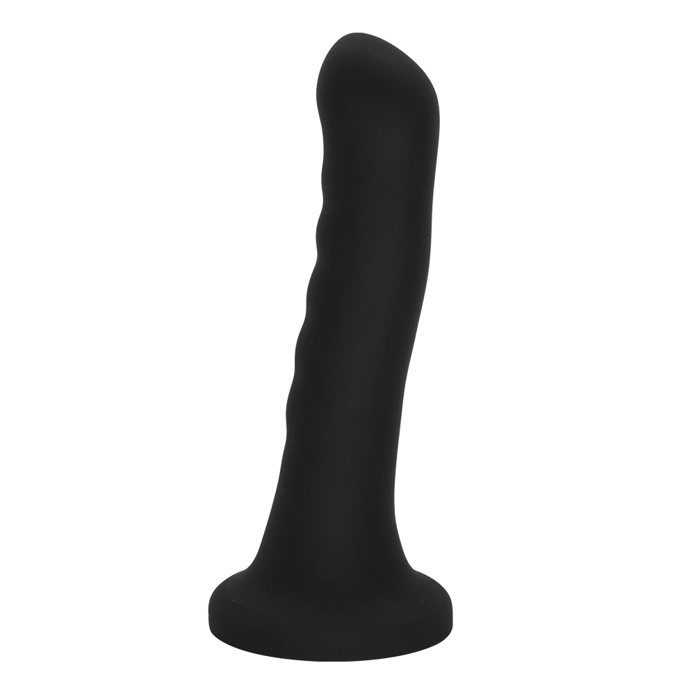 Dildo Bendable Smooth cu Ventuza, Silicon Lichid, Negru, 18 cm, Mokko Toys, #2, Erotic24.ro