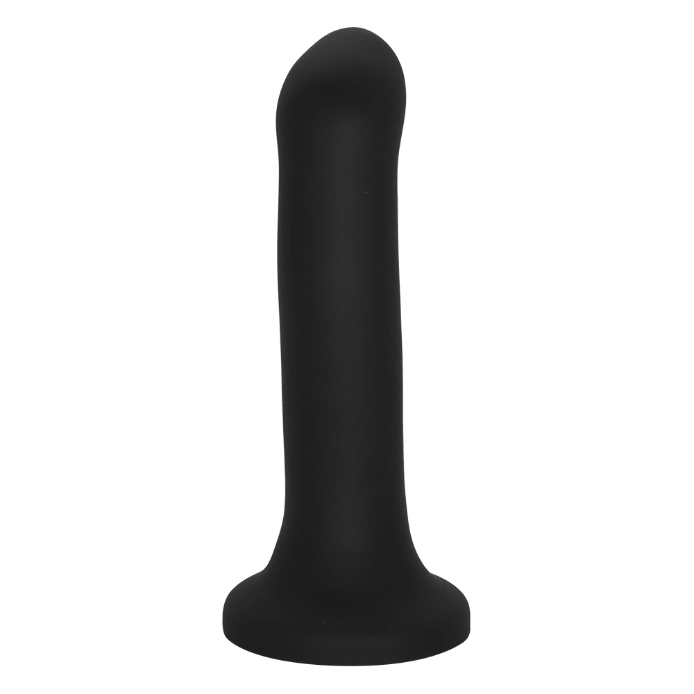 Dildo Bendable Smooth cu Ventuza, Silicon Lichid, Negru, 18 cm, Mokko Toys, #5, Erotic24.ro