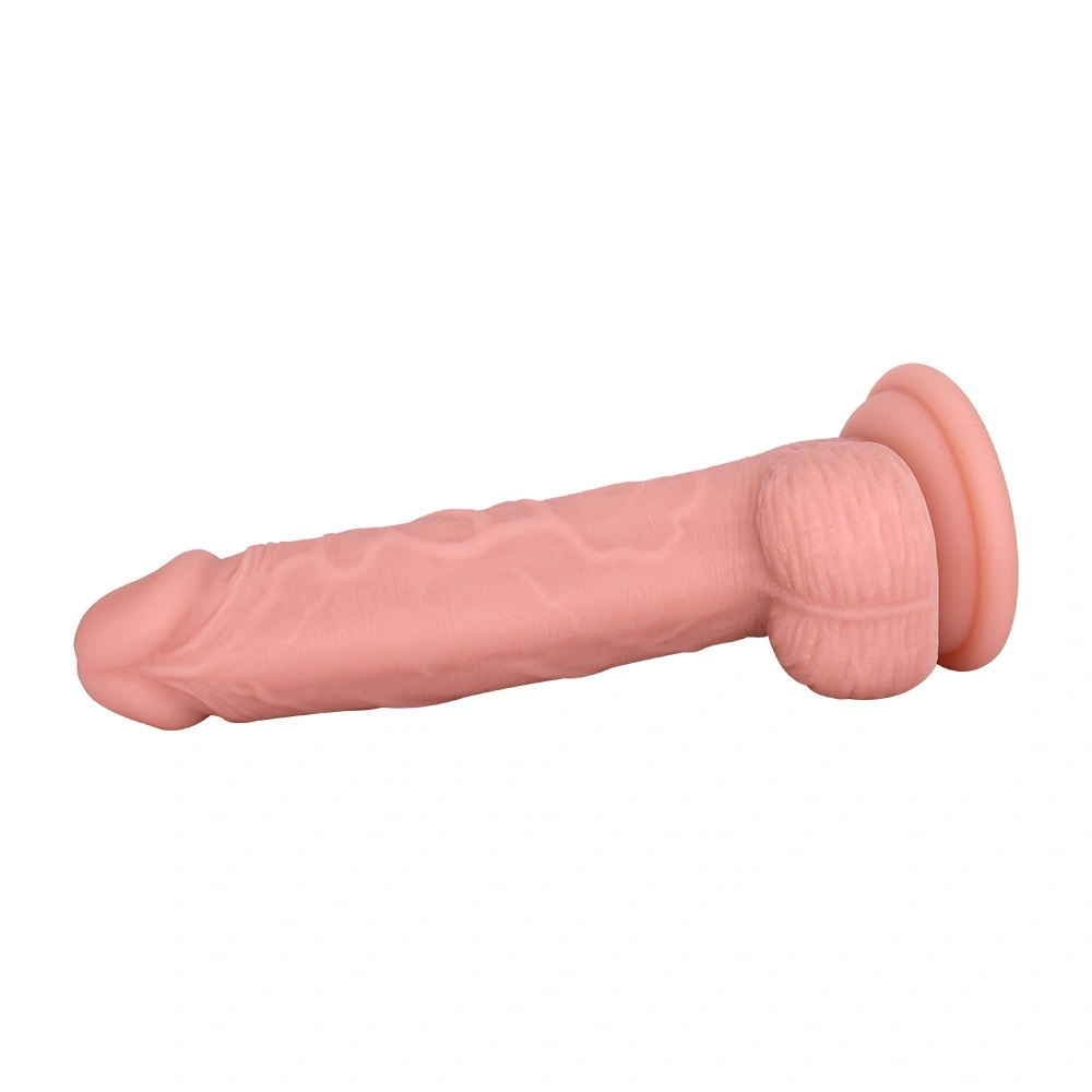 Dildo Realist Martin cu Ventuza, Silicon Lichid, Natural, 17.1 cm, Guilty Toys, #7, Erotic24.ro