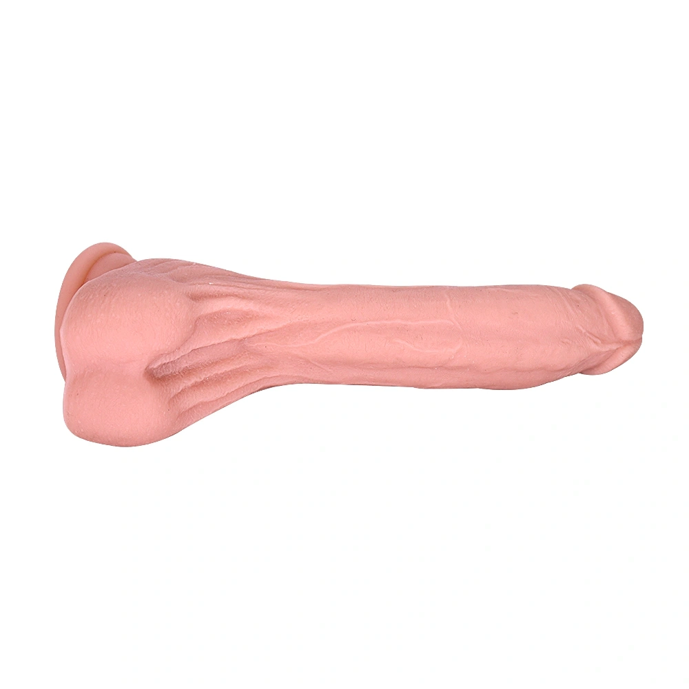 Dildo Realist No. 45, PVC Premium, Natural, 22 cm, Guilty Toys, #6, Erotic24.ro