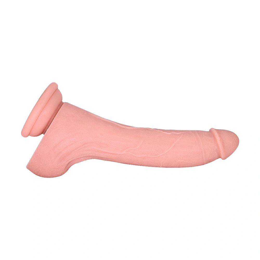 Dildo Realist No. 45, PVC Premium, Natural, 22 cm, Guilty Toys, #7, Erotic24.ro