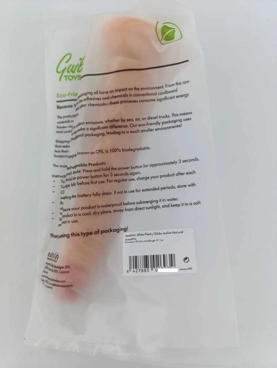 Dildo Realist Mini cu Ventuza, Silicon Lichid, Natural, 13.3 cm, Guilty Toys, Nr. 8, Erotic24.ro