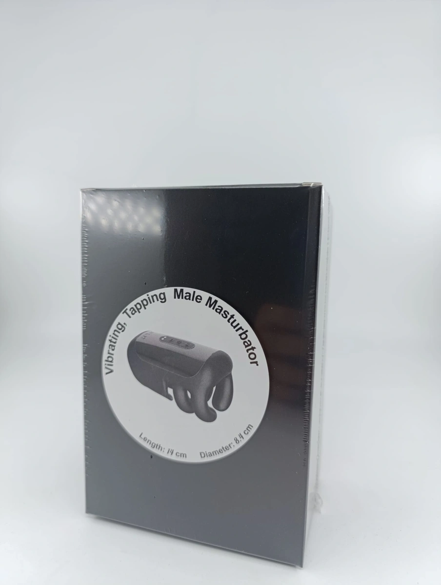 Masturbator Barbati Power, Functie de Vibratii, Pulsare, Strangere, Silicon, USB, Negru, 14 cm, #8, Erotic24.ro