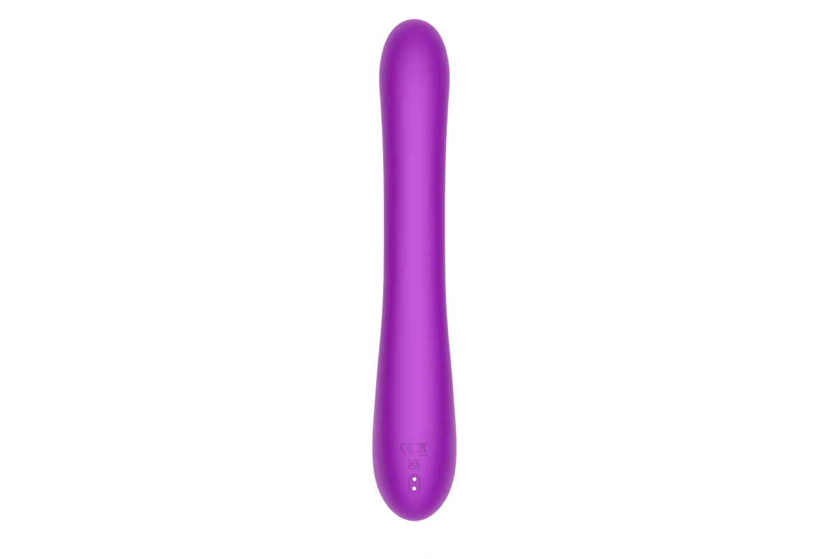 Vibrator Swinging Rabbit, 7 Moduri Vibratii, 10 Moduri Stimulare Punctul G, Silicon, USB, Mov, 24 cm, Passion Labs, #3, Erotic24.ro