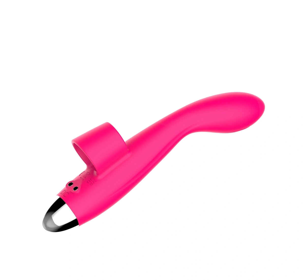 Vibrator Sexy Fingering, 10 Moduri Vibratii, 10 Moduri Miscari Fingering, Silicon, USB, Roz, 14.5 cm, Guilty Toys, #6, Erotic24.ro