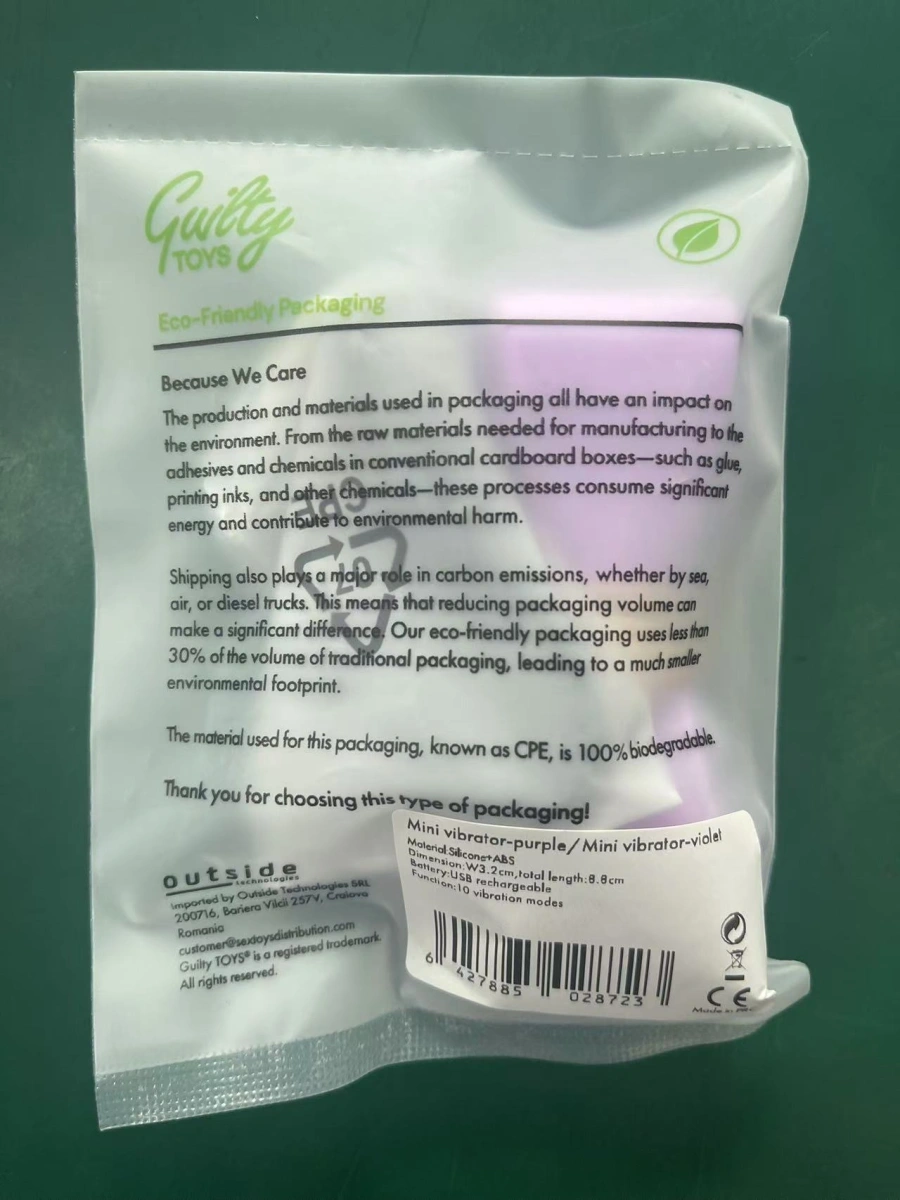 Mini Vibrator Lilac Bow cu 3 Accesorii Interschimbabile, 10 Moduri Vibratii, Silicon, ABS, USB, Lila, 8.8 cm, Guilty Toys, #6, Erotic24.ro